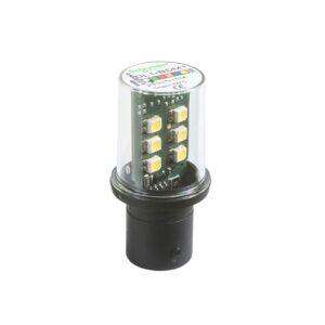 WHITE LED BULB FOR SIGNALLING BA 15D 230