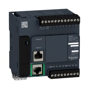 M221 PLC, 9 DI, 7 DO Relay, Ethernet