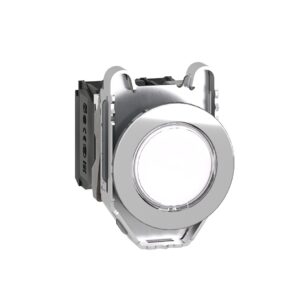 Işıklı, yaylı butonlar LED 24 VAC /DC Beyaz 1 NA+1 NK