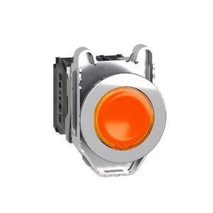 Işıklı, yaylı butonlar LED 24 VAC /DC Sarı 1 NA+1 NK