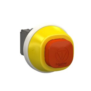 Işıklı Acil Stop Butonu tetiklemeli, çevir, çek 24V AC/DC