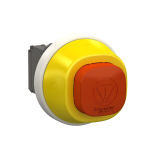 Işıklı Acil Stop Butonu tetiklemeli, çevir, çek 24V AC/DC