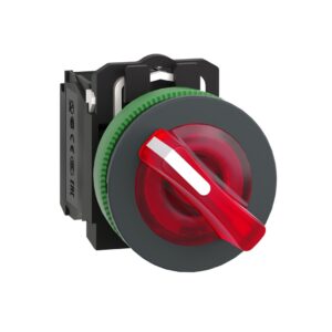 Işıklı, mandal buton LED 24 VAC /DC    Sarı 1NA+1NK