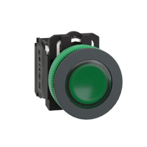 Işıklı, yaylı butonlar LED 230 VAC Kırmızı 1 NA+1 NK