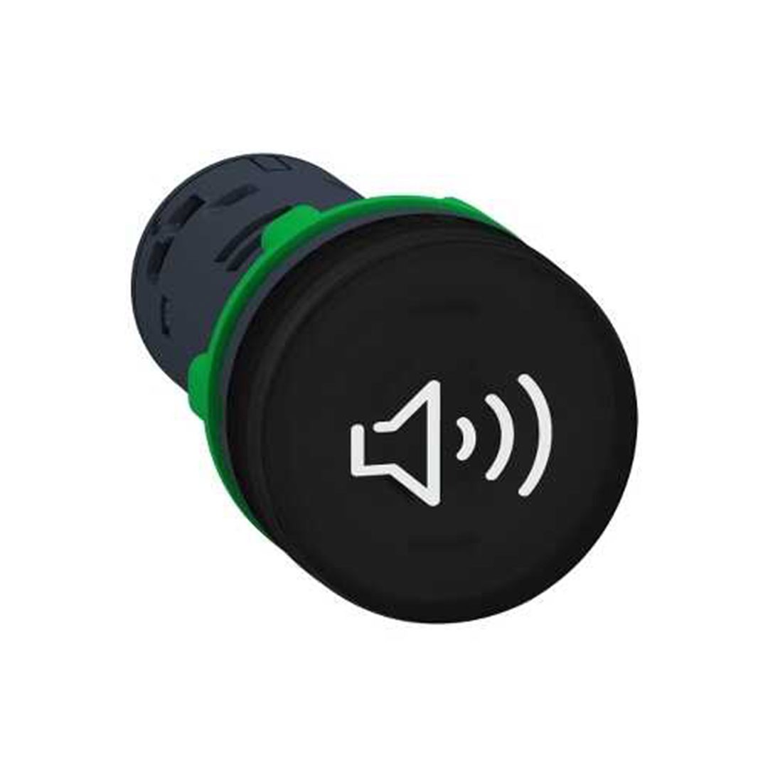 DIA 22 80 DB BUZZER Black