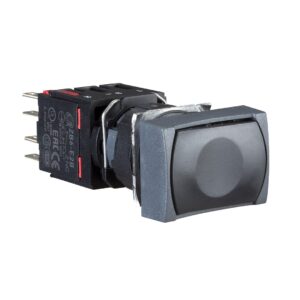 RECT.PUSH BUT.BLACK NC