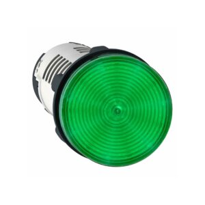 ROUND PILOT LIGHT DIAM 22 IP 54 GREEN IN