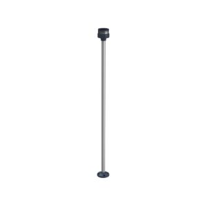 FIXING PLATE WITH 800MM POLE, BLACK